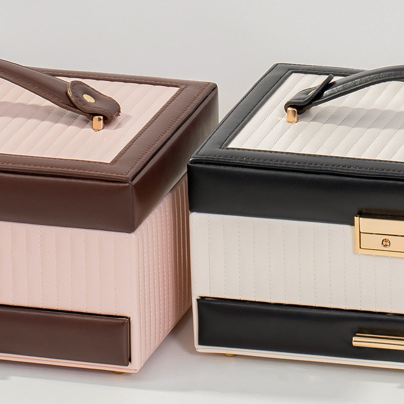 3 Layers Jewelry Boxes for Earring, Ring, Necklace, Bracelets