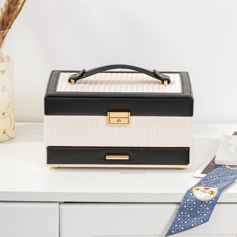 3 Layers Jewelry Boxes for Earring, Ring, Necklace, Bracelets