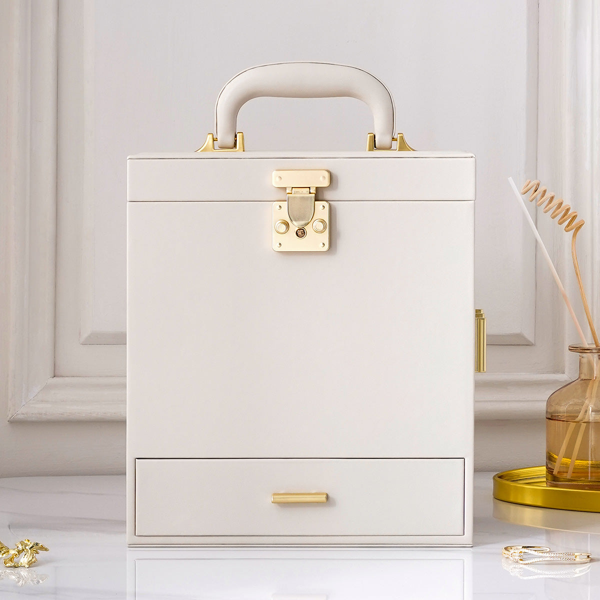 5-Layer Jewelry Organizer with Mirror