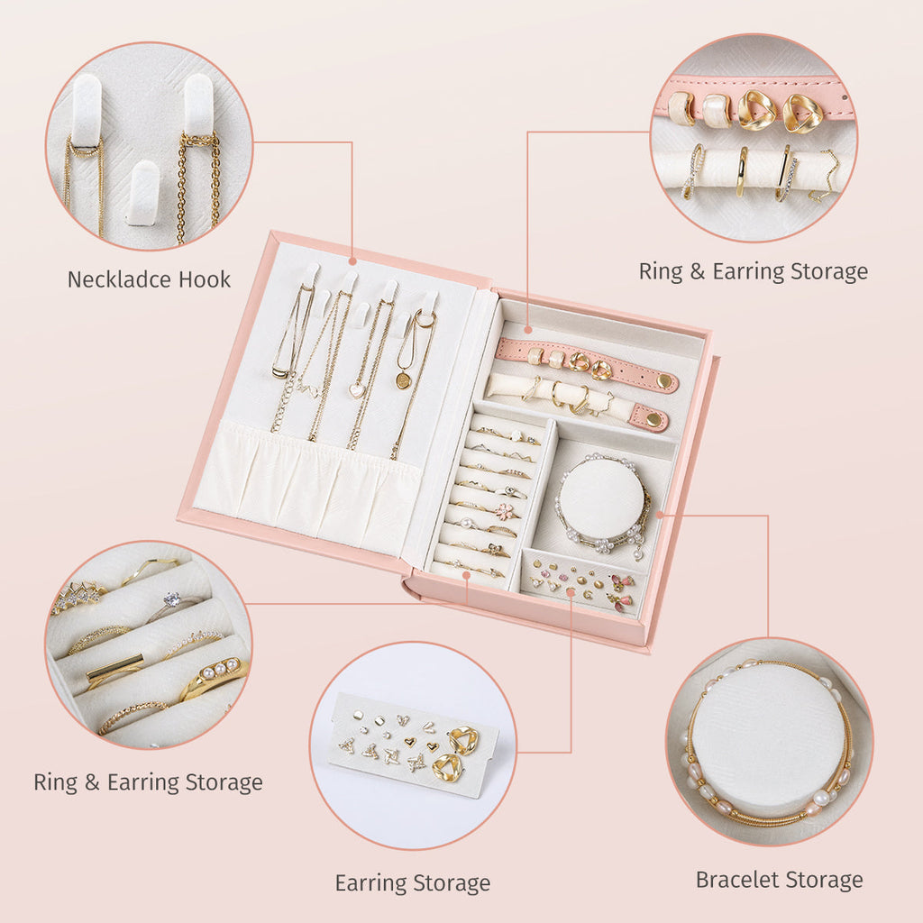 Casegrace PU Leather Magic Book Design  Jewelry Case