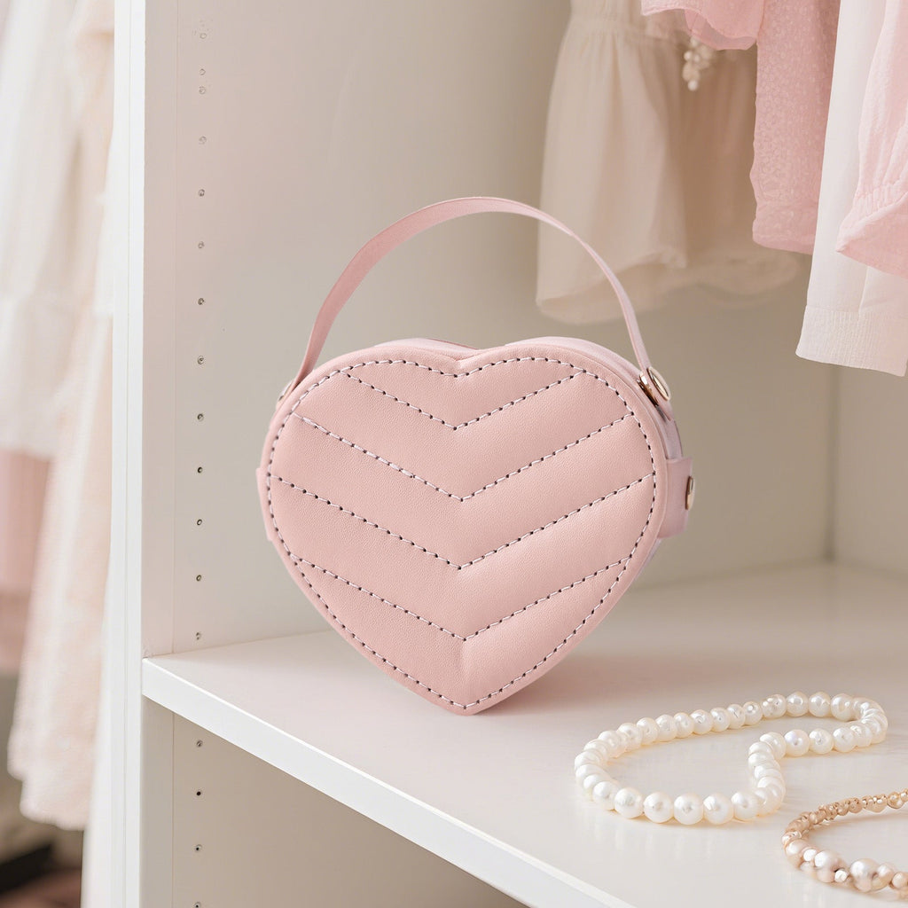Portable Travel Heart Shaped Jewelry Box