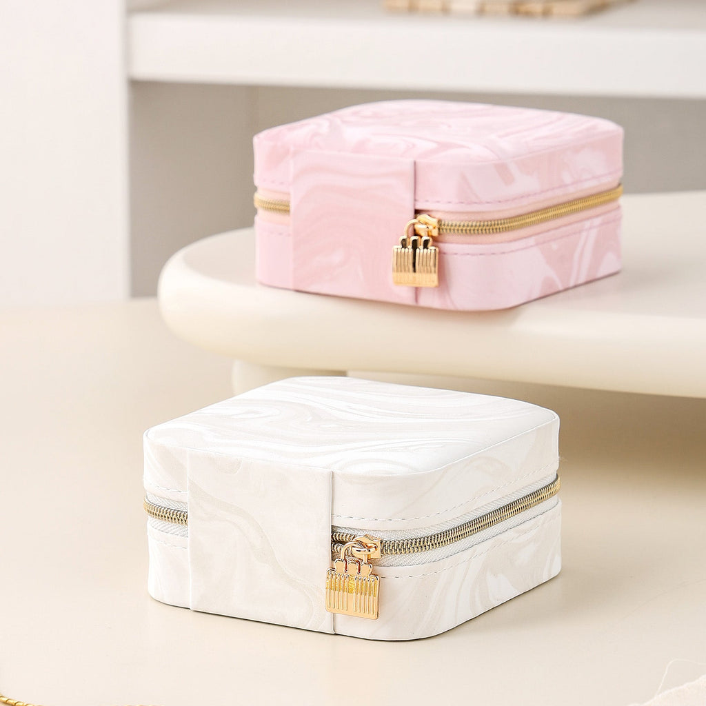 Small Portable Travel Jewelry Case