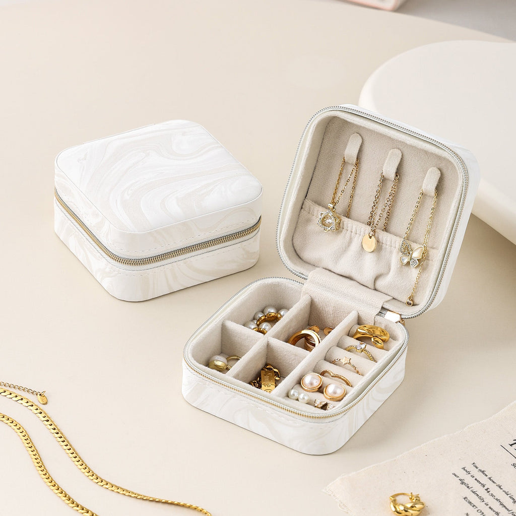 Small Portable Travel Jewelry Case