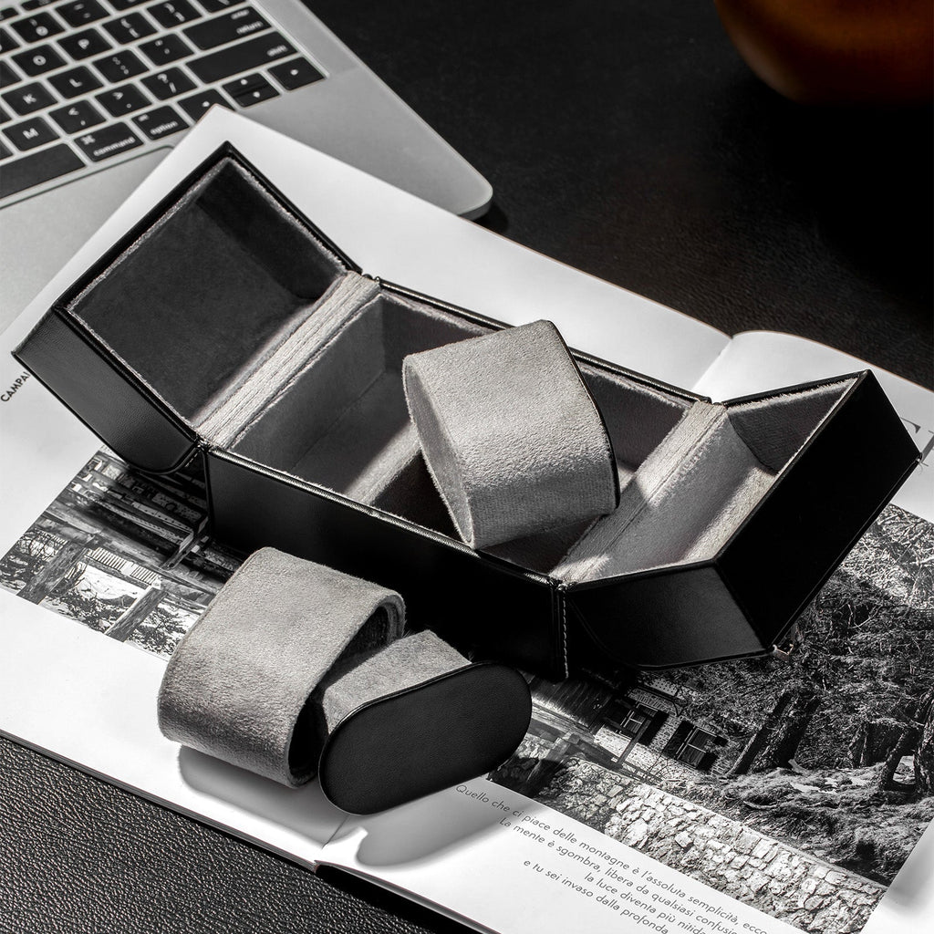 CASEGRACE 2 Watch Travel Storage Case for Men