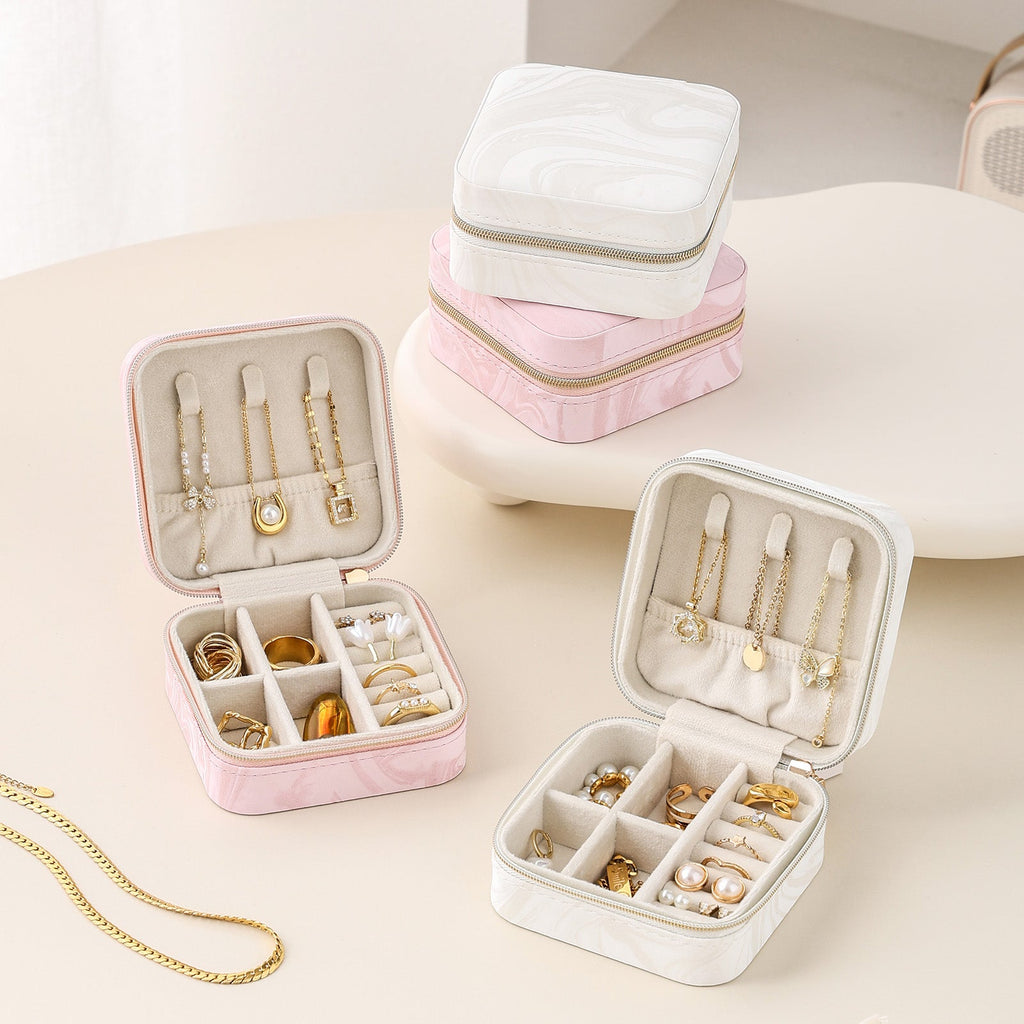 Small Portable Travel Jewelry Case