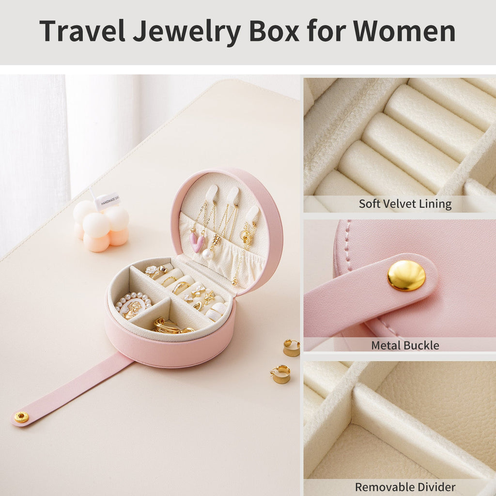 Small Travel Jewelry Case