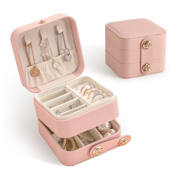 CASEGRACE 3-In-1 Travel Jewelry Case