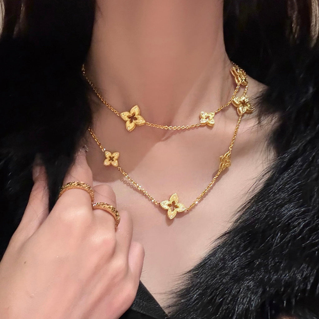 Women Heart Pendant Necklace Red Heart & Pearls Choker Daily Wear Necklace Jewelry for Gifts