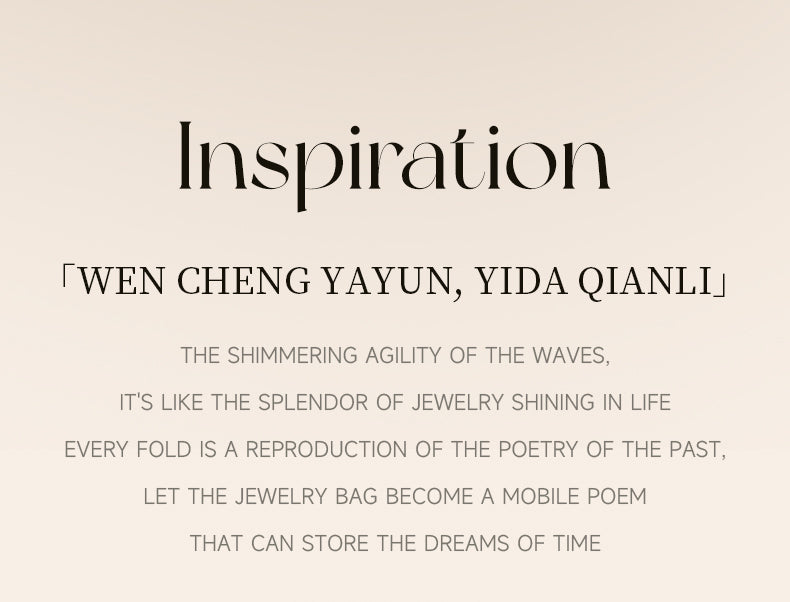 CASEGRACE  Small Travel Jewelry Case,Jewelry Pouch Bags with Zipper