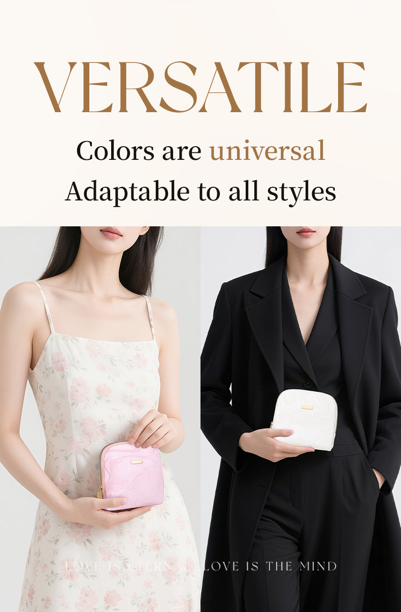 CASEGRACE  Small Travel Jewelry Case,Jewelry Pouch Bags with Zipper