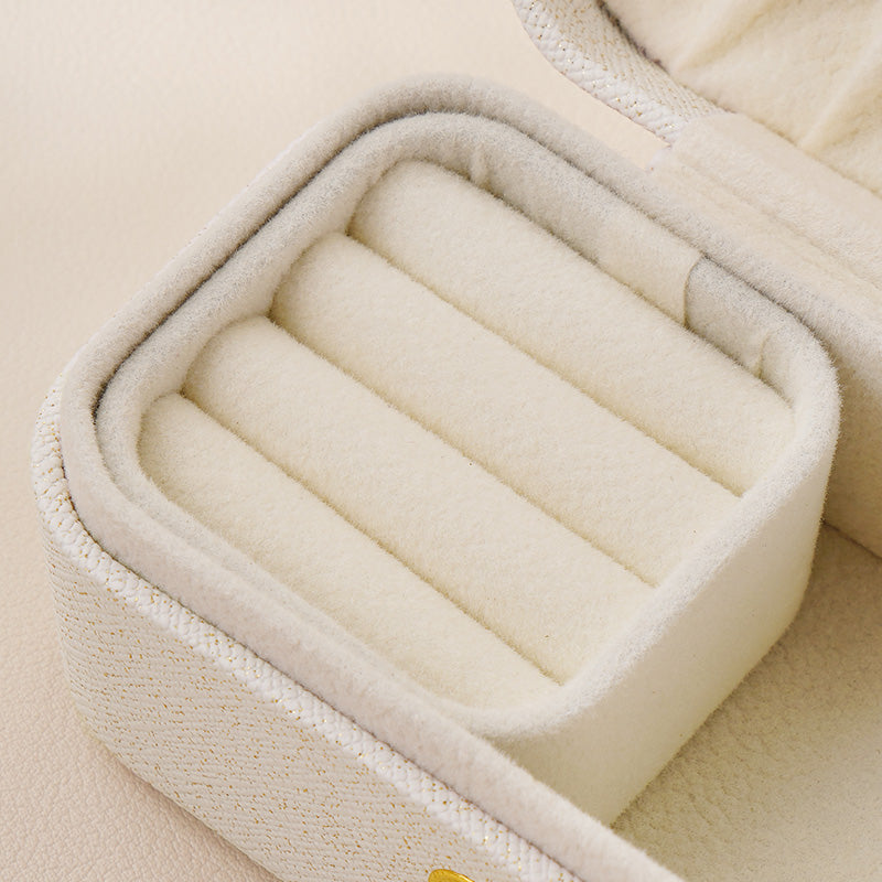 CASEGRACE Travel Mini Jewelry Box Lipstick Storage Case