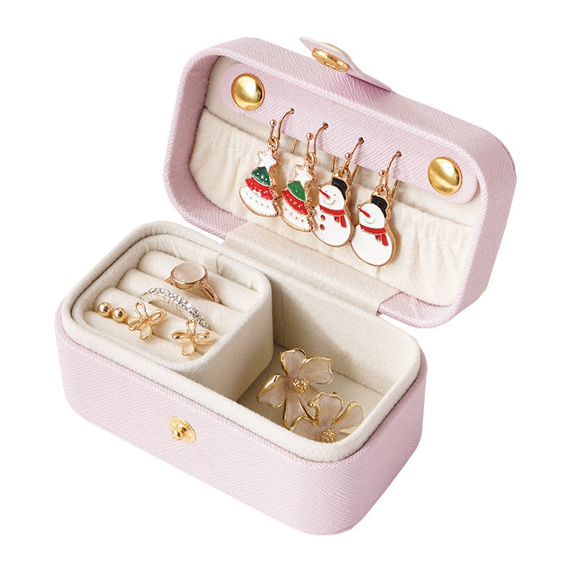 CASEGRACE Travel Mini Jewelry Box Lipstick Storage Case