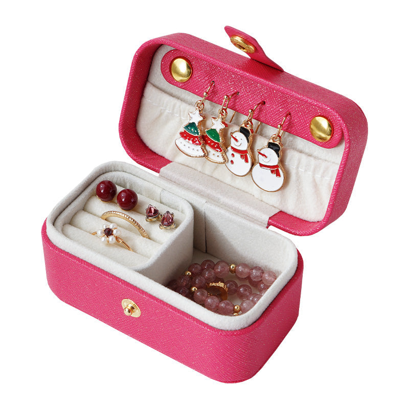 CASEGRACE Travel Mini Jewelry Box Lipstick Storage Case