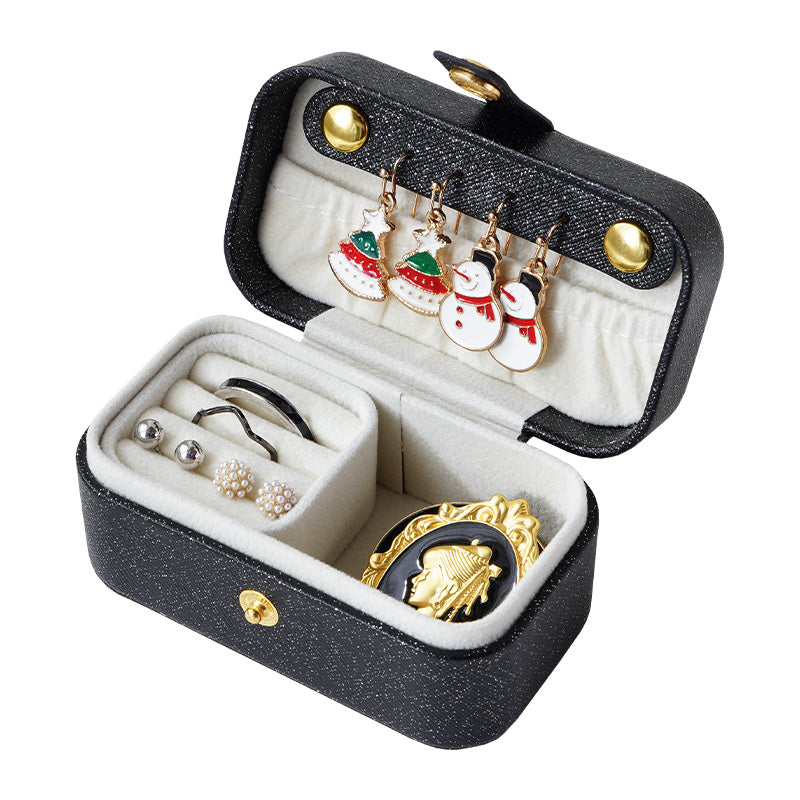 CASEGRACE Travel Mini Jewelry Box Lipstick Storage Case