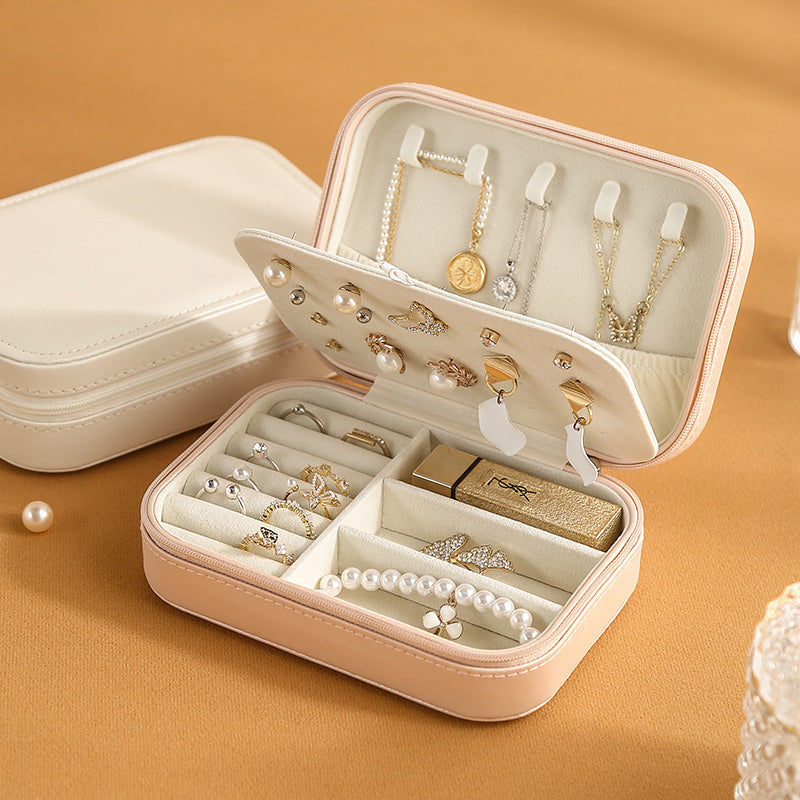 CASEGRACE Zippered Travel Jewellery Box Earring Case
