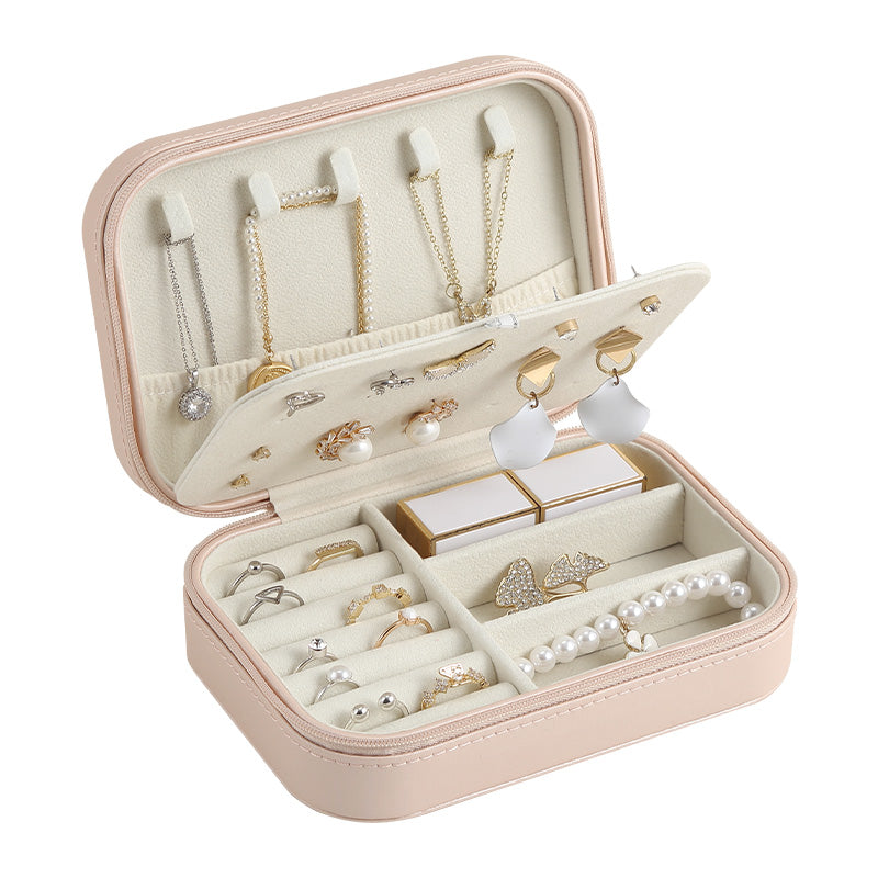 CASEGRACE Zippered Travel Jewellery Box Earring Case