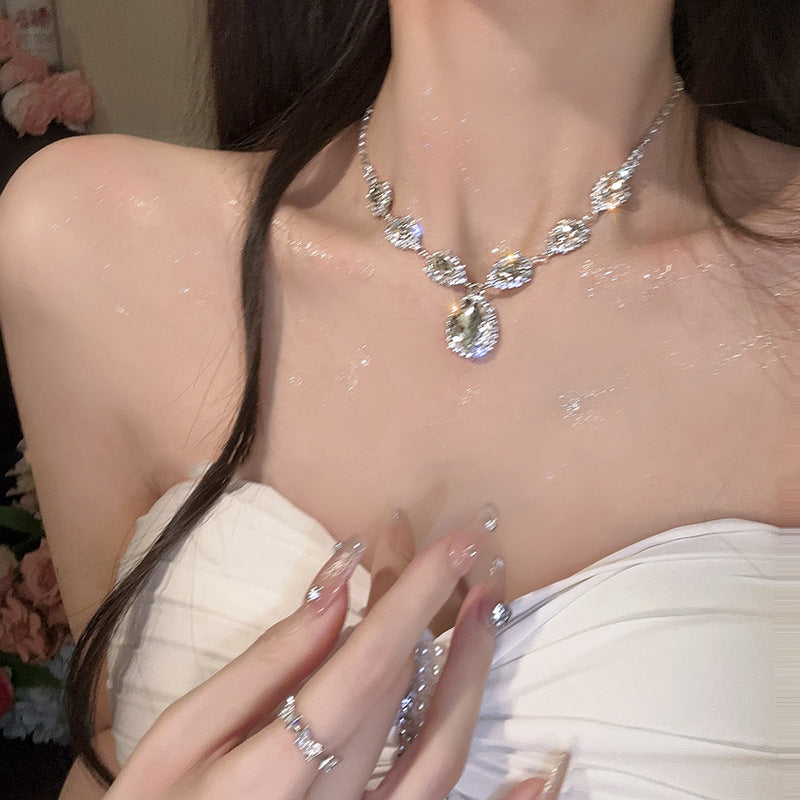 Bridal Crystal Jewelry Accessories for Women (Set of 2)